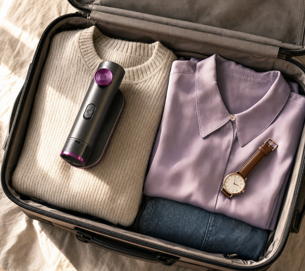 SteamGo Pro — Plancha de Vapor Portátil de Calentamiento Rápido